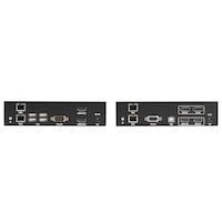 KVX Series KVM Extender Kit Over CATx - Dual-Monitor, HDMI/DisplayPort 4K30, USB 2.0, Audio, Serial, Local Video Out