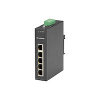 LBH3000 Series Fast Ethernet (100-Mbps) Extreme Temperature Switch - 10/100-Mbps Copper RJ45, 12-48V DC-Power