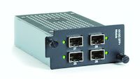 LE2700 Series 10G Ethernet (10-Gbps) Extreme Temperature Switch Module - (4) 10-Gbps SFP+