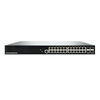 LGB5000 Series Gigabit Ethernet (1000-Mbps) Managed Switch - (24) 10/100/1000-Mbps Copper RJ45, (4) 100/1000-Mbps SFP+, (1) DB9 Console