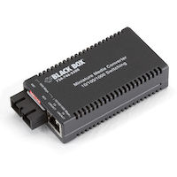 MultiPower Miniature Gigabit Ethernet (1000-Mbps) Media Converter - 10/100/1000-Mbps Copper to 1000-Mbps Singlemode Fiber, 1310nm, 40km, SC