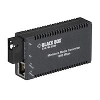 MultiPower Miniature Gigabit Ethernet (1000-Mbps) Media Converter - 10/100/1000-Mbps Copper to 1000-Mbps Singlemode Simplex Fiber, 1550/1310nm, 10km, SC