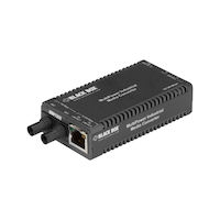MultiPower Miniature Fast Ethernet (100-Mbps) Industrial Media Converter - 10/100-Mbps Copper to 100-Mbps, Hardened Temperature