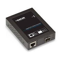 LPS530 Series Gigabit Ethernet (1000-Mbps) PoE+ Media Converter - 10/100/1000-Mbps Copper to 1000-Mbps Fiber SFP